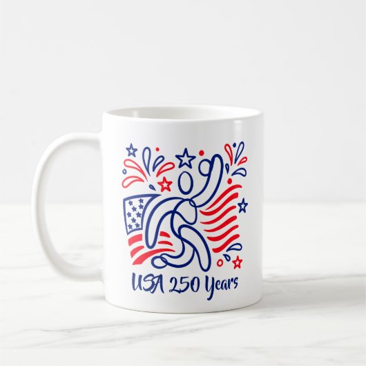 celebrating America’s 250th anniversary コーヒーマグカップ (左)