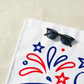celebrating America’s 250th anniversary ビーチタオル (インサイチュ)