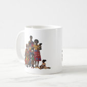 Celebrating Black Family Coffee Mug コーヒーマグカップ (正面左)