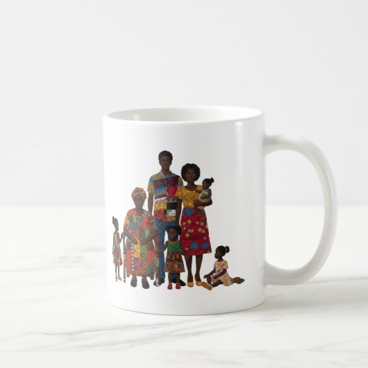 Celebrating Black Family Coffee Mug コーヒーマグカップ (右)