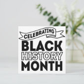 Celebrating Black History Month 招待状 (スタンド正面)