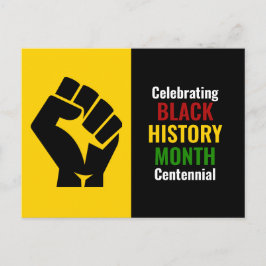 Celebrating Black History Month Centennial シーズンポストカード