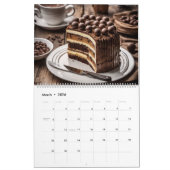 Celebrating Chocolate Wall Calendar 2026 Foodie カレンダー (3月 2026)