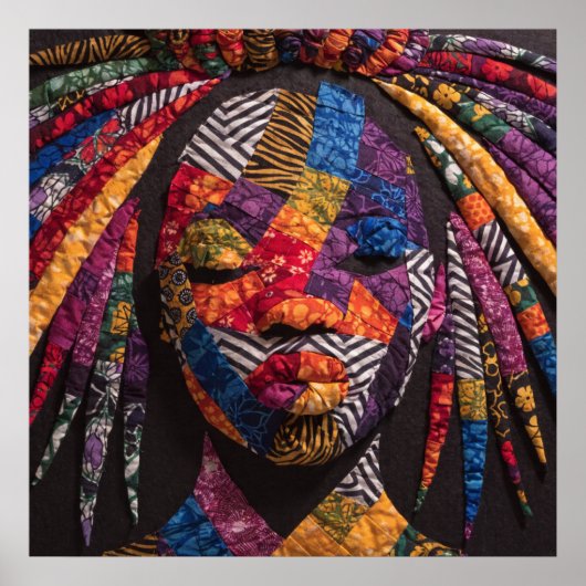 Celebrating Colorful Black Women Poster ポスター (正面)