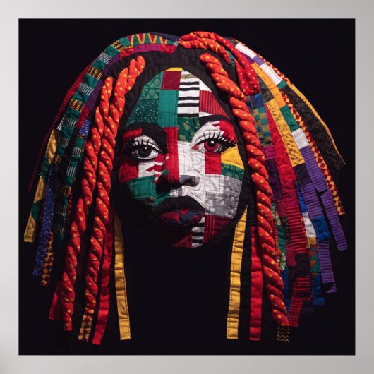 Celebrating Colorful Black Women Poster ポスター (正面)