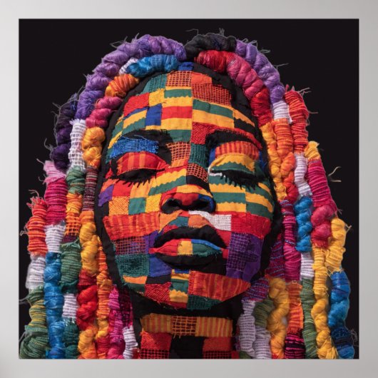 Celebrating Colorful Black Women Poster ポスター (正面)