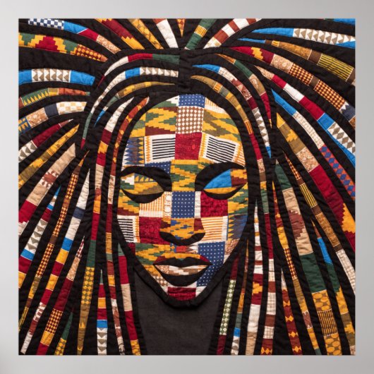 Celebrating Colorful Black Women Poster ポスター (正面)