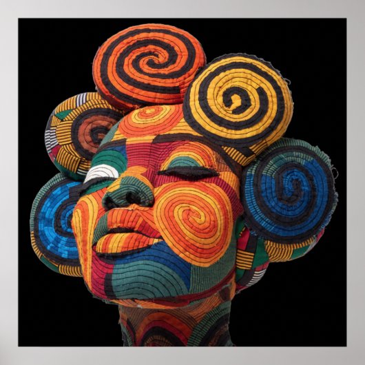 Celebrating Colorful Black Women Poster ポスター (正面)