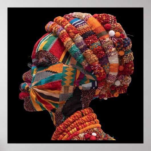 Celebrating Colorful Black Women Poster ポスター (正面)