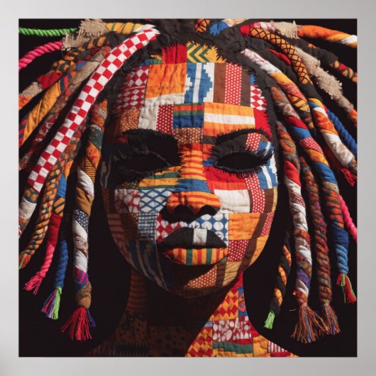 Celebrating Colorful Black Women Poster ポスター (正面)