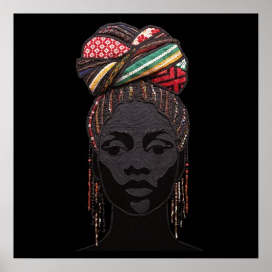 Celebrating Colorful Black Women Poster ポスター (正面)