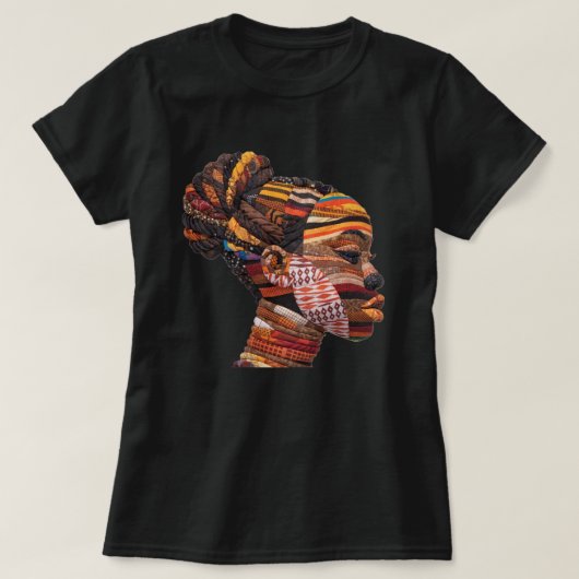 Celebrating Colorful Black Women T-Shirt Tシャツ (デザイン正面)