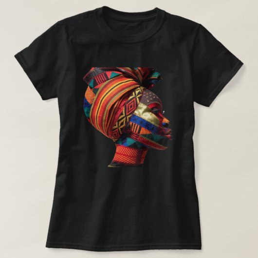 Celebrating Colorful Black Women T-Shirt Tシャツ (デザイン正面)