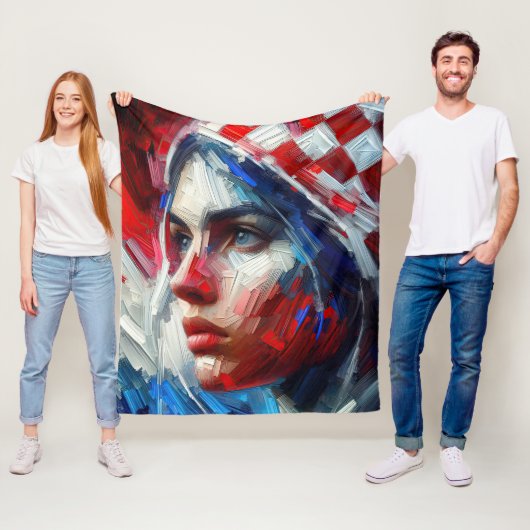 Celebrating Croatia Journey Through Art, sport フリースブランケット (インサイチュ)