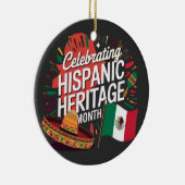Celebrating Hispanic Heritage Month セラミックオーナメント (右)