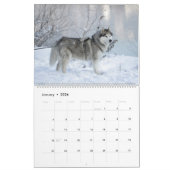 Celebrating Huskies Dog Wall Calendar 2026 カレンダー (1月 2026)