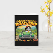 Celebrating Kids Road Trip On The Go With God Vbs カード (黄色い花)
