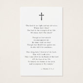 Celebrating Life Elegant Photo Funeral Prayer Card (裏面)