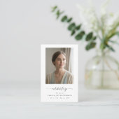 Celebrating Life Funeral Memorial Prayer Card 名刺 (スタンド正面)