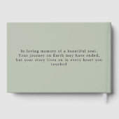 Celebrating Life of Custom Memorial Funeral  ゲストブック (裏面)