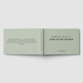 Celebrating Life of Custom Memorial Funeral  ゲストブック (全面)