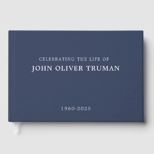 Celebrating Life of Personalized Memorial Funeral ゲストブック (正面)