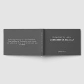 Celebrating Life of Personalized Memorial Funeral  ゲストブック (全面)