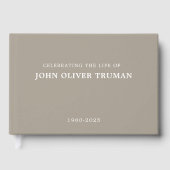 Celebrating Life of Personalized Memorial Funeral ゲストブック (正面)