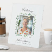 "Celebrating Life of" Photo Funeral Memorial  台座サイン (インサイチュ)