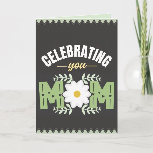 Celebrating Mom, Mother's Day Card カード (正面)