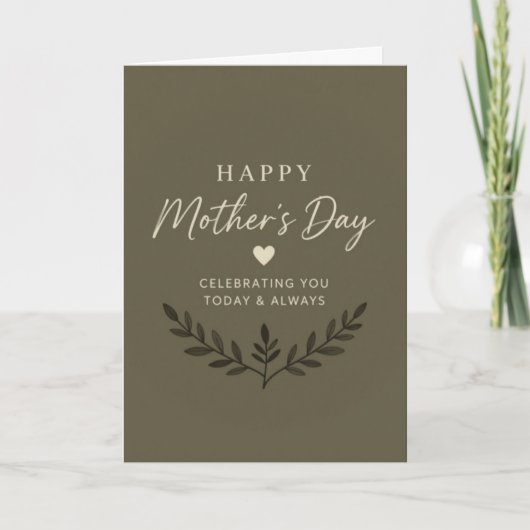 Celebrating Mom Mother's Day Card シーズンカード (正面)