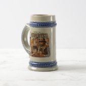 celebrating Oktoberfest by drinking bee ビールジョッキ (正面左)