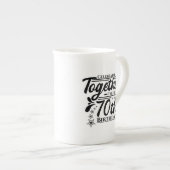 celebrating the 70th birthday ボーンチャイナマグカップ (正面右)