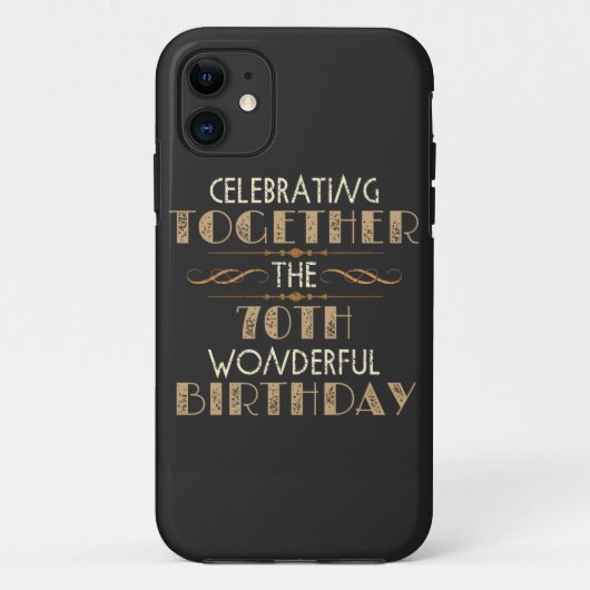 celebrating the 70th birthday Case-Mate iPhoneケース (裏面)