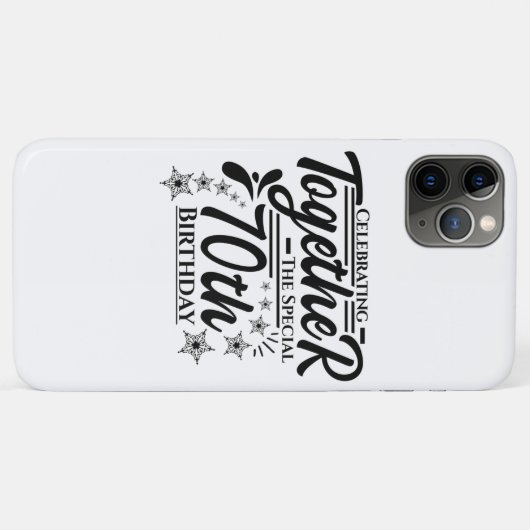 celebrating the 70th birthday Case-Mate iPhoneケース (裏面(横))