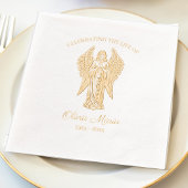 Celebrating the Life - Angel Memorial 箔ナプキン