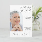 Celebrating The Life Of Minimalist Photo Digital 招待状 (スタンド正面)