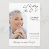 Celebrating the Life Of Modern Arch Photo Funeral プログラム (正面)