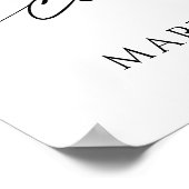 Celebrating the Life of Name Photo Script Memorial ポスター (角)