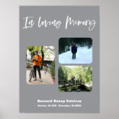 Celebrating the life Three Photos Funeral ポスター (正面)