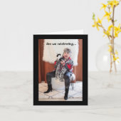 Celebrating the new or Surviving the old year カード (黄色い花)