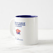 Celebrating Years Of Scientific Inspiration & Grow ツートーンマグカップ (正面左)