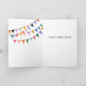 Celebrating You Happy Birthday Colorful Artisan カード (内部)