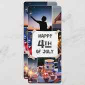 #CelebratingHappy4thOfJulyFlatCard (正面/裏面)