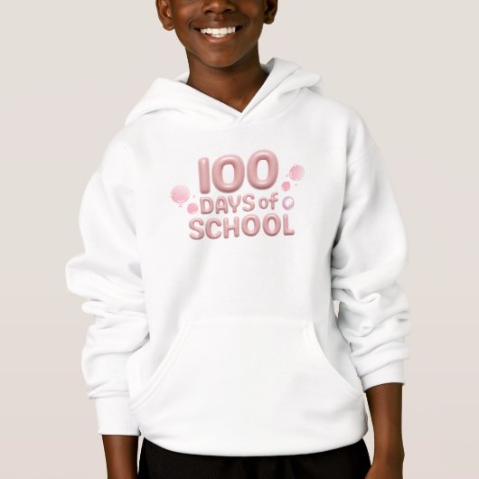 Celebration 100 Days of School Pullover Hoodie (正面)