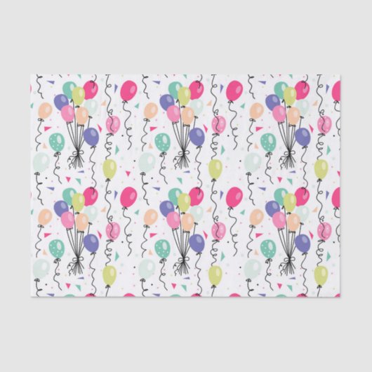 Celebration Balloons 薄葉紙 (正面)