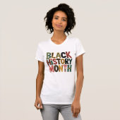 Celebration Black History Month Womens  Tシャツ (正面フル)