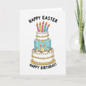 Celebration Cake Happy Easter Card カード (正面)