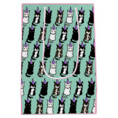 Celebration Cat Gift Bag ミディアムペーパーバッグ (裏面)