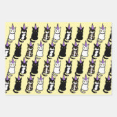 Celebration Cat Wrapping Paper ラッピングペーパーシート (正面2)